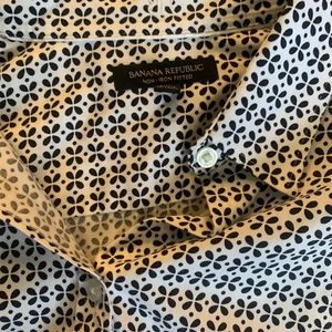 Banana Republic floral blouse